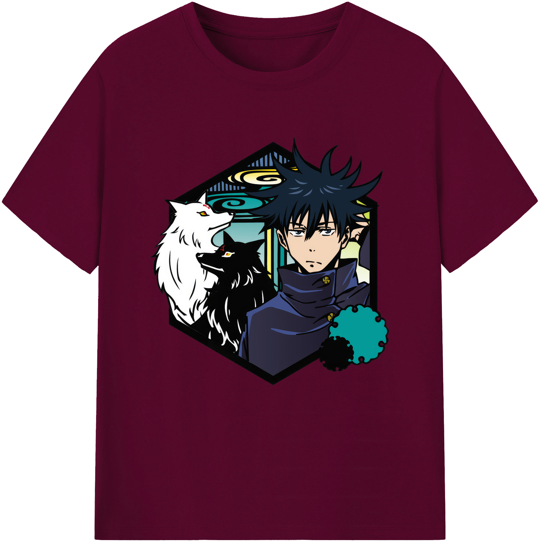 （画像用） 呪術廻戦 Jujutsu Kaisen レディースカジュアルプリントTシャツ（綿100％）